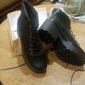 Walk On By Faux Leather Boots